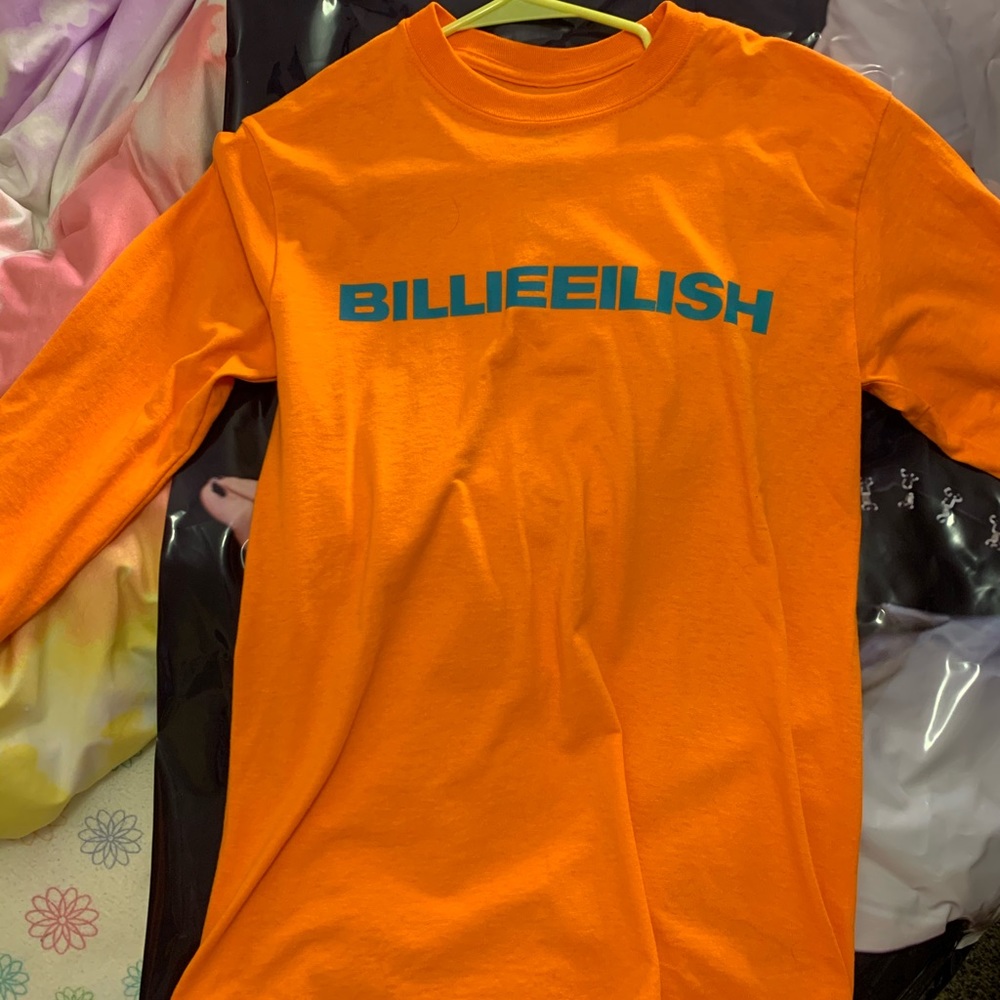 Orange Billie Eilish Shirt